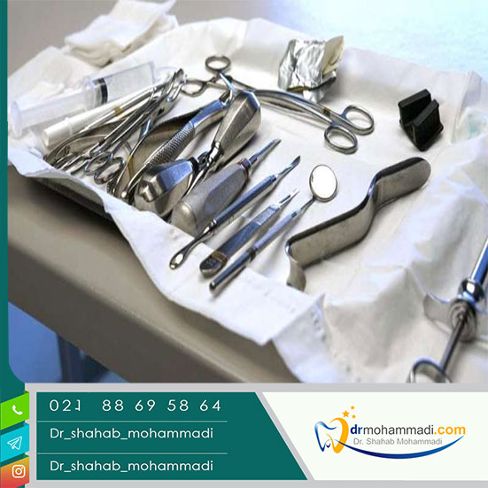 ابزار مورد استفاده برای درمان ریشه دندان